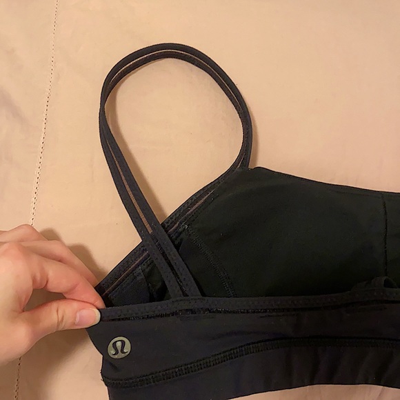 Black Lululemon Sports Bra - Picture 3 of 3